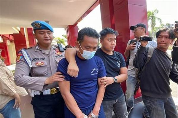 Aksi Polisi Bandung Tangkap Pelaku Vandalisme Terekam Kamera