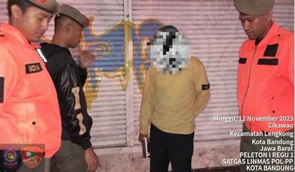 Polisi Tangkap Pelaku Vandalisme Di Pusat Kota Bandung